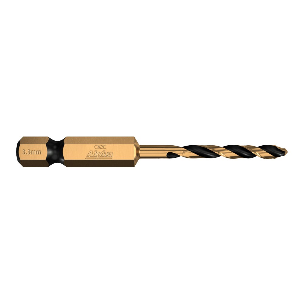 ALPHA ONSITE PLUS IMPACT STEP TIP DRILL BIT - 3.3MM